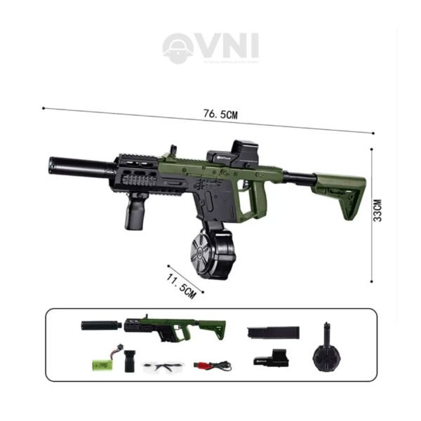 Pistola de Hidrogel Rifle Juguete - Vector Humo Láser - Imagen 2